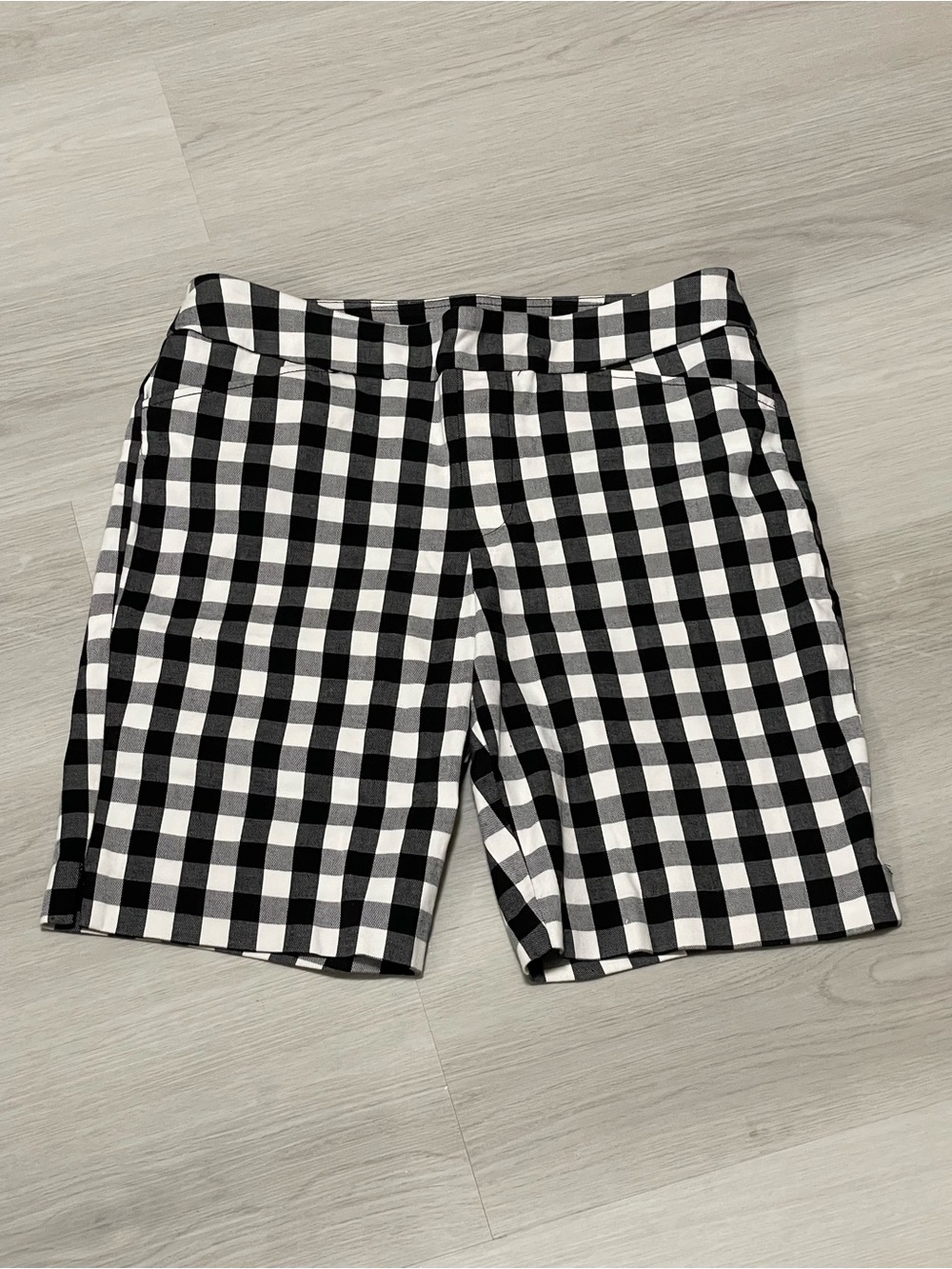 Women’s Black & White Shorts
